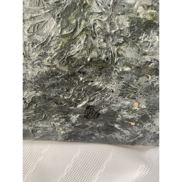 Hand Painted Original  Painting On Canvas Lighthouse Heavily Textured Sea Waves - Picture 3 of 11